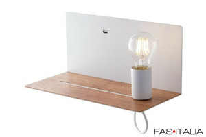 Lampada movibile con mensola e USB