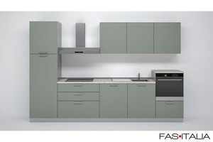 Cucina con elettrodomestici L 330